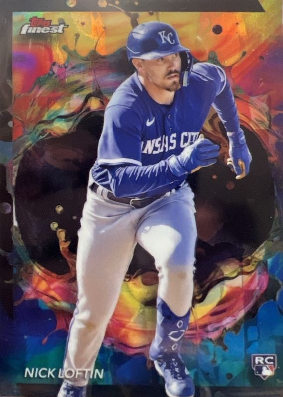 2024 Topps Finest #256 Rare - Oil Spill Refractor /(SSP)