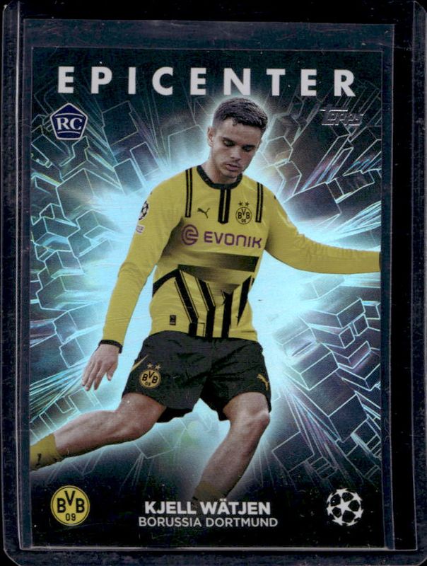 Kjell Watjen 2024 Topps UEFA Club Competitions #EC-4 Epicenter Rookie RAW
