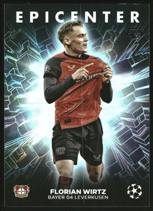 Florian Wirtz 2024 Topps UEFA Club Competitions #EC-3 Epicenter RAW