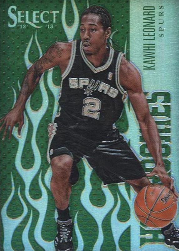 Kawhi Leonard 2012 Select #34 Hot Rookies - Green /15 RAW