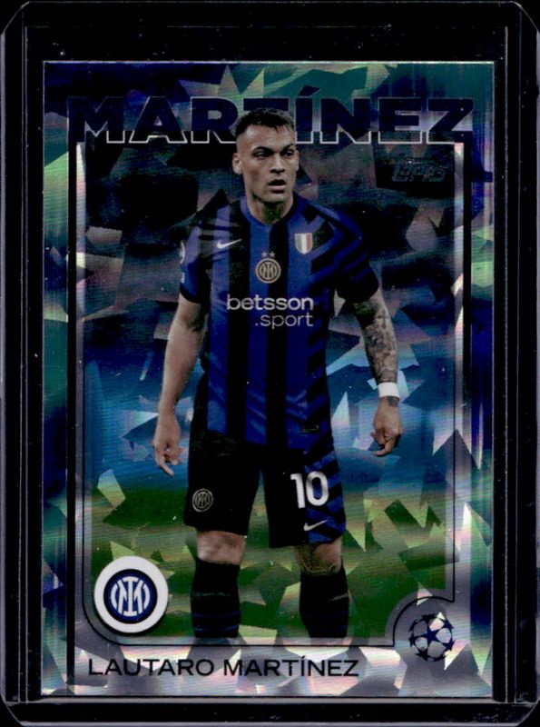 Lautaro Martinez 2024 Topps UEFA Club Competitions #50 Northern Lights RAW