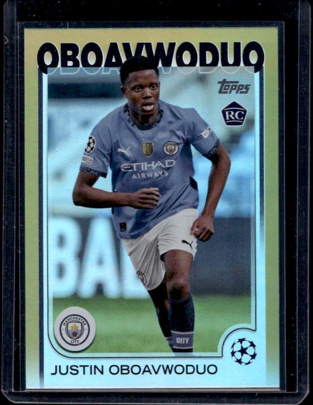 Justin Oboavwoduo 2024 Topps UEFA Club Competitions #144 Gold Foilboard /50 RAW