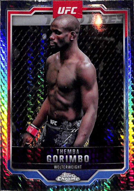 Themba Gorimbo 2025 Topps Chrome UFC #164 Geometric Refractor RAW