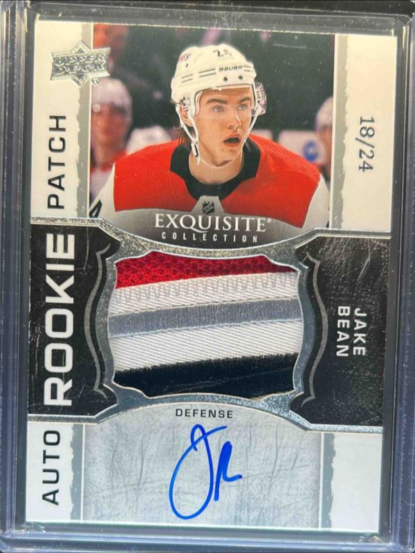 2018 Upper Deck The Cup #EC-JB 2018 Exquisite Collection Rookie Auto Patch - Jumbo /88