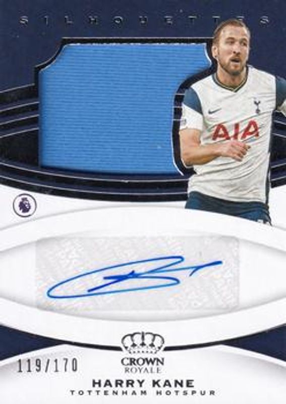 Harry Kane 2020 Chronicles #S-HK Crown Royale Silhouettes Autographs /9 RAW