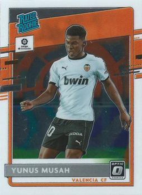 Yunus Musah 2020 Chronicles #6 Optic Rated Rookies La Liga RAW