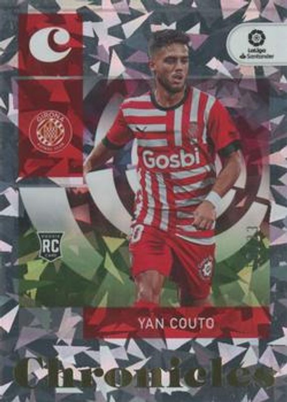 Yan Couto 2022 Chronicles #12 Chronicles La Liga Cracked - Ice /23 Rookie RAW