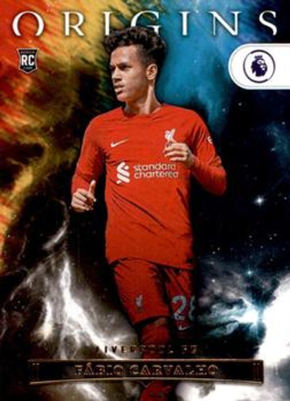 Fabio Carvalho 2022 Chronicles #87 Origins Premier League Rookie RAW