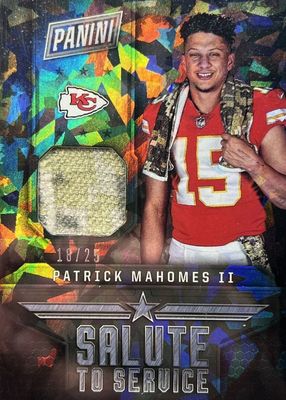 2017 Panini Black Friday #SS-PM2 Salute to Service Memorabilia - Cracked Ice /25