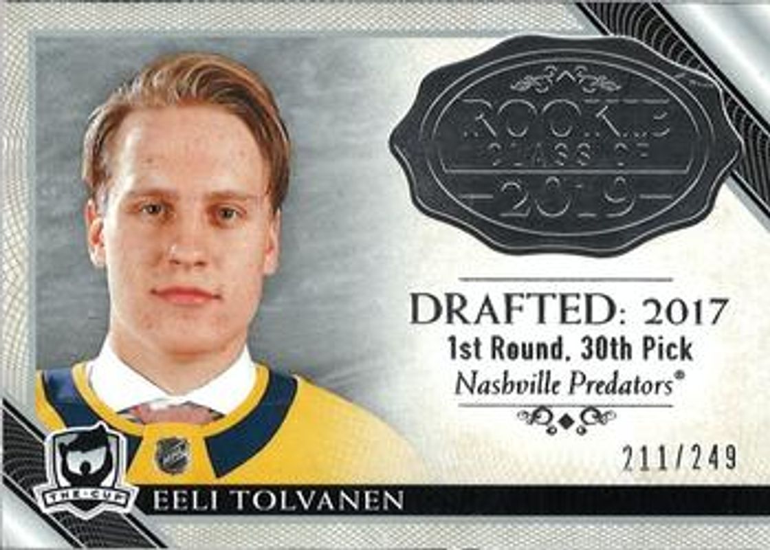 Eeli Tolvanen 2018 Upper Deck The Cup #2019-ET Rookie Class of 2019 /249 RAW