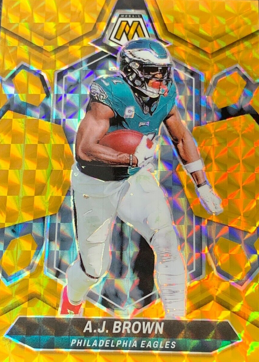AJ Brown 2024 Mosaic #178 Gold /10 Price Guide - Sports Card Investor