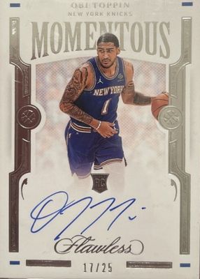 2020 Flawless #MOM-OBI Momentous Autographs /25