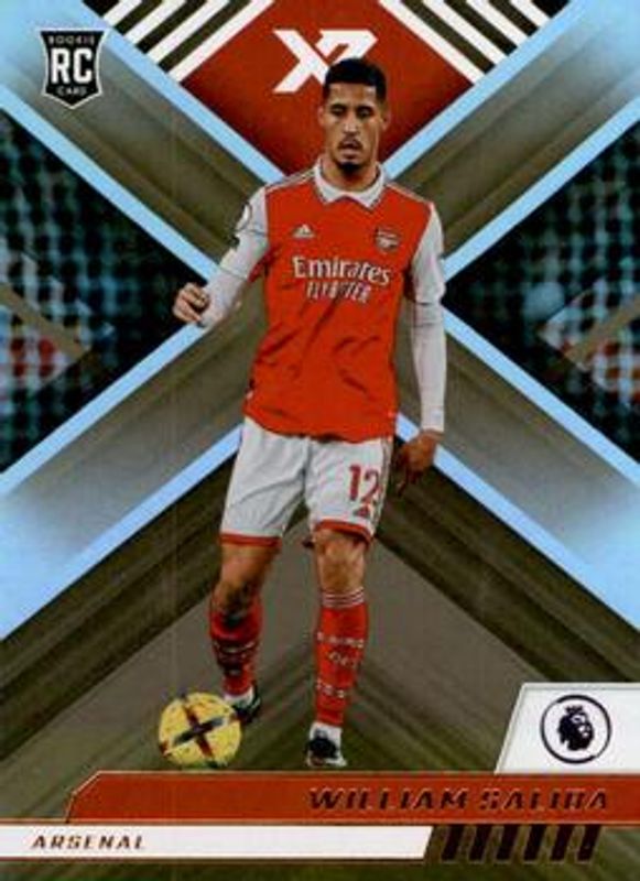 William Saliba 2022 Chronicles #104 XR Premier League Rookie RAW