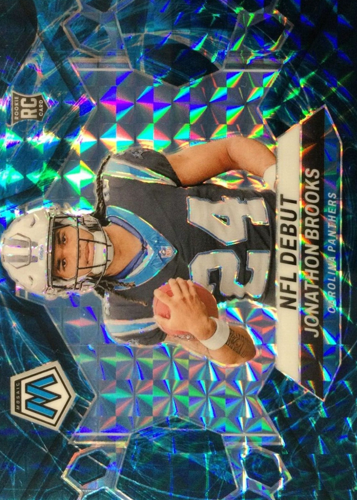Jonathon Brooks 2024 Mosaic #276 NFL Debut - Genesis /(SSP) Price