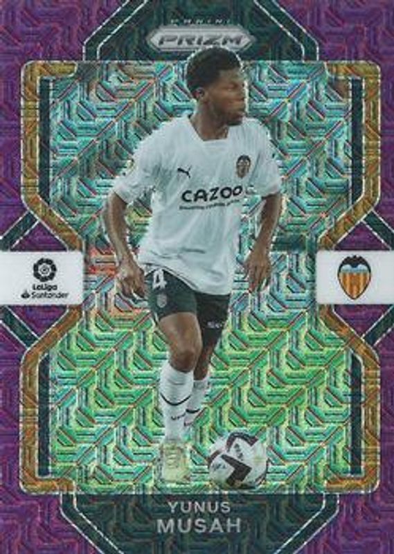 Yunus Musah 2022 Chronicles #229 La Liga - Purple Mojo RAW