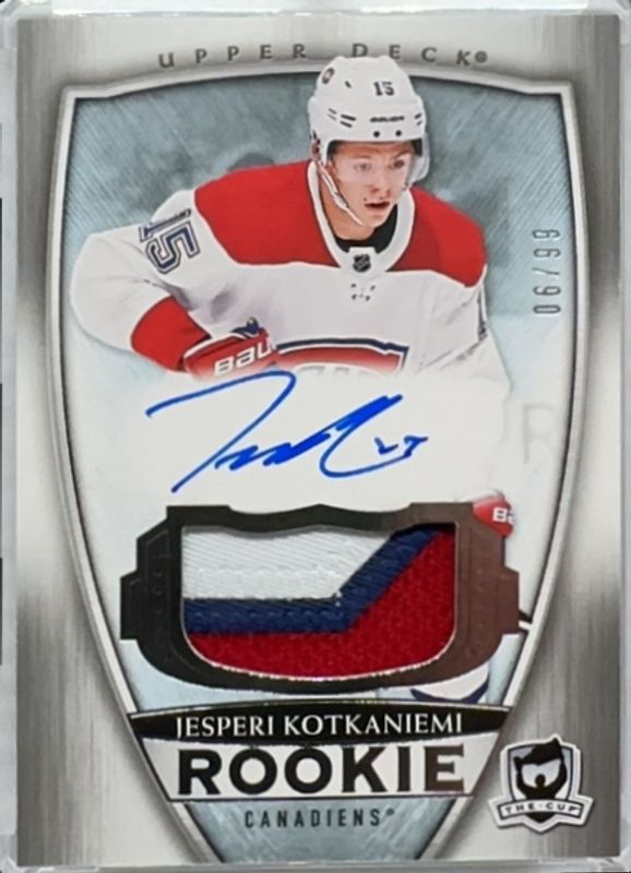 Jesperi Kotkaniemi 2018 Upper Deck The Cup #65 Base /249 Rookie RAW