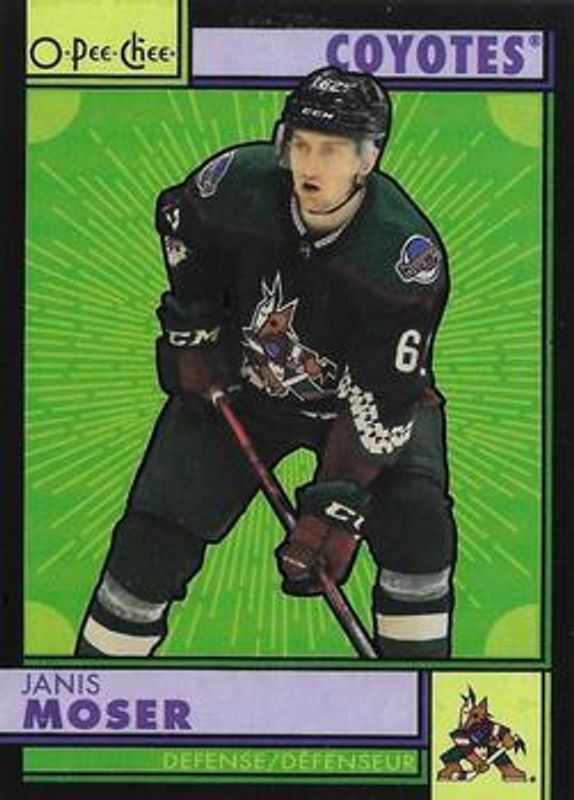 Janis Moser 2022 O-Pee-Chee #497 Retro Black Border /100 RAW