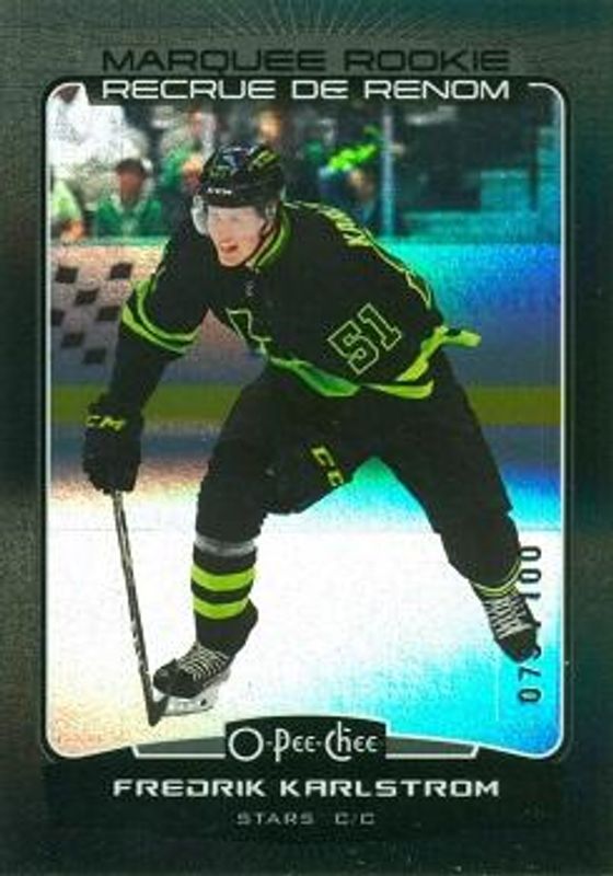 2022 O-Pee-Chee #588 Rainbow Black /100
