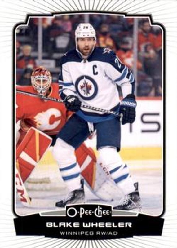 Blake Wheeler 2022 O-Pee-Chee #138 Base RAW