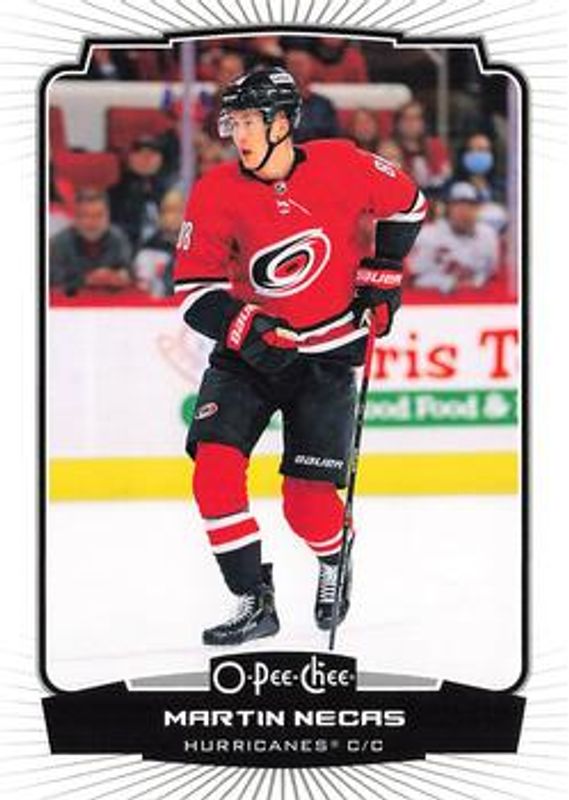 Martin Necas 2022 O-Pee-Chee #204 Base RAW