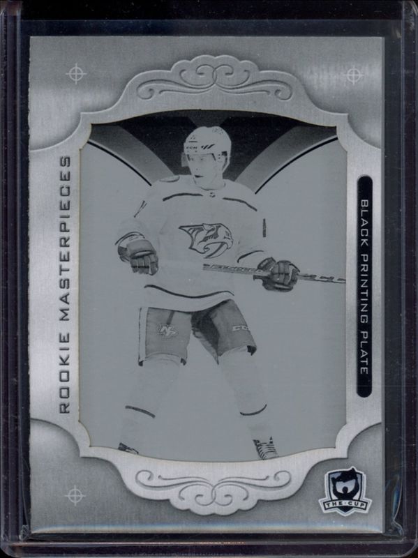 Eeli Tolvanen 2018 Upper Deck The Cup #TRIL-70 Trilogy Rookies - Printing Plates Black /1 RAW