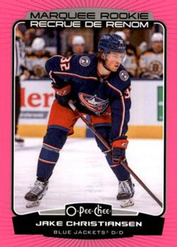 2022 O-Pee-Chee #575 Neon Pink Border /75