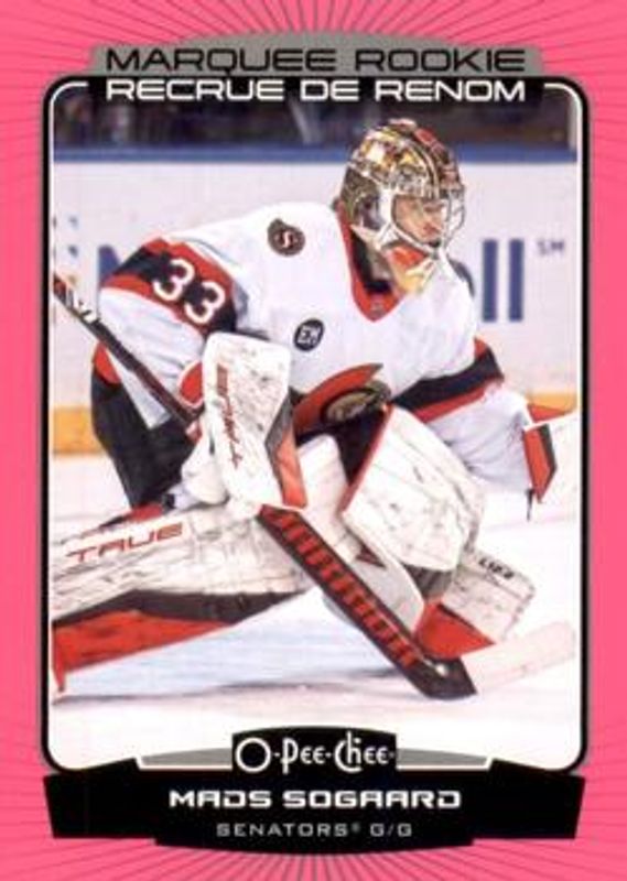 2022 O-Pee-Chee #563 Neon Pink Border /75