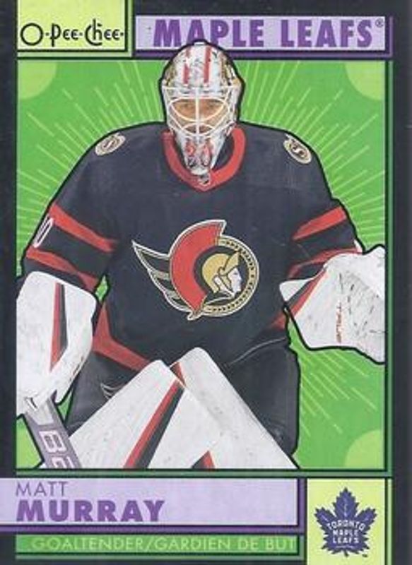 Matt Murray 2022 O-Pee-Chee #410 Retro Black Border /100 RAW