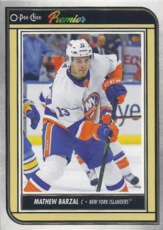 Mathew Barzal 2022 O-Pee-Chee #P-69 O-Pee-Chee - Premier RAW