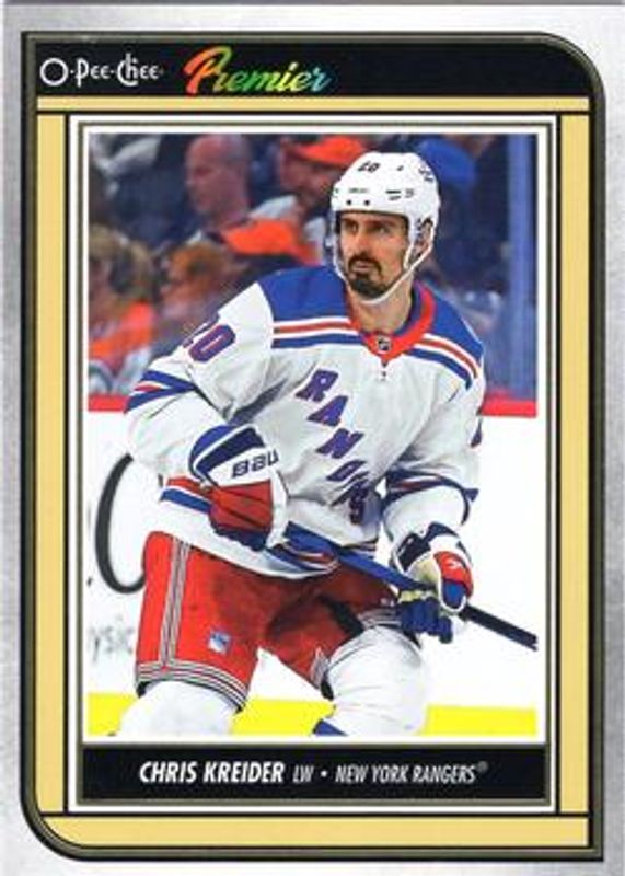 Chris Kreider 2022 O-Pee-Chee #P-38 O-Pee-Chee - Premier RAW