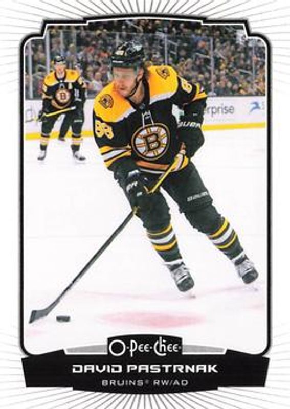 David Pastrnak 2022 O-Pee-Chee #7 Base RAW