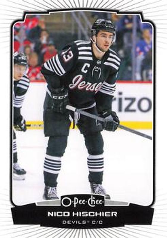 Nico Hischier 2022 O-Pee-Chee #38 Base RAW