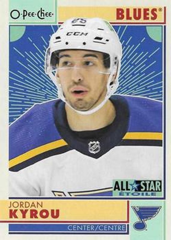 Jordan Kyrou 2022 O-Pee-Chee #503 Retro RAW