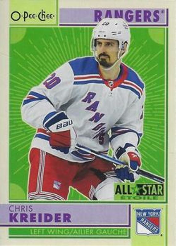 Chris Kreider 2022 O-Pee-Chee #539 Retro RAW