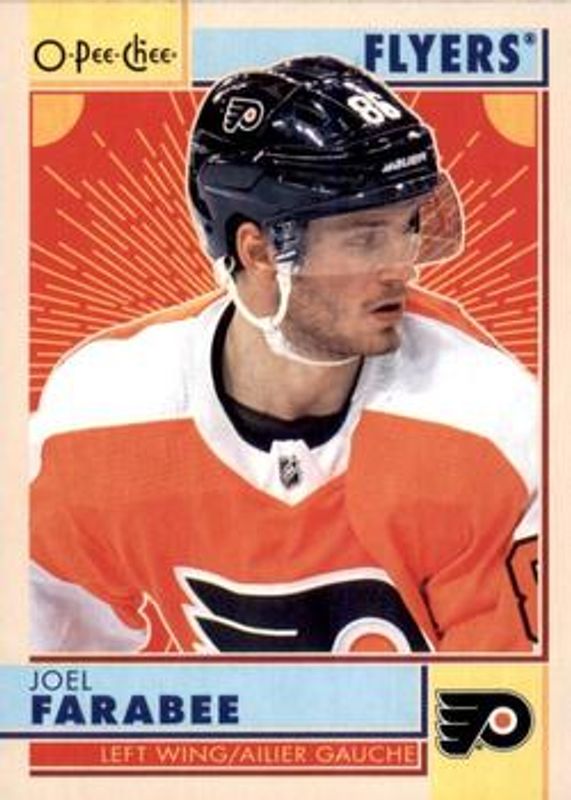 Joel Farabee 2022 O-Pee-Chee #25 Retro RAW