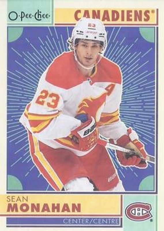 Sean Monahan 2022 O-Pee-Chee #221 Retro RAW