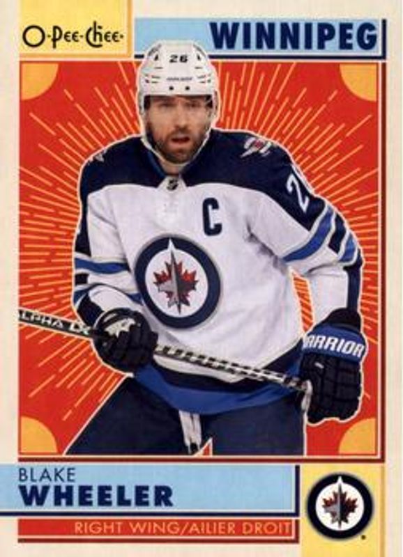 Blake Wheeler 2022 O-Pee-Chee #138 Retro RAW