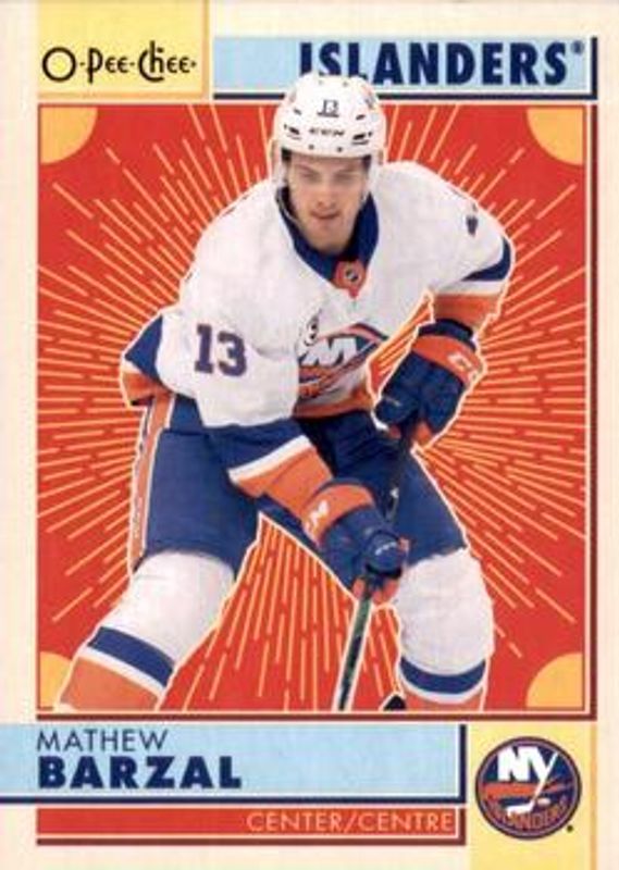 Mathew Barzal 2022 O-Pee-Chee #127 Retro RAW