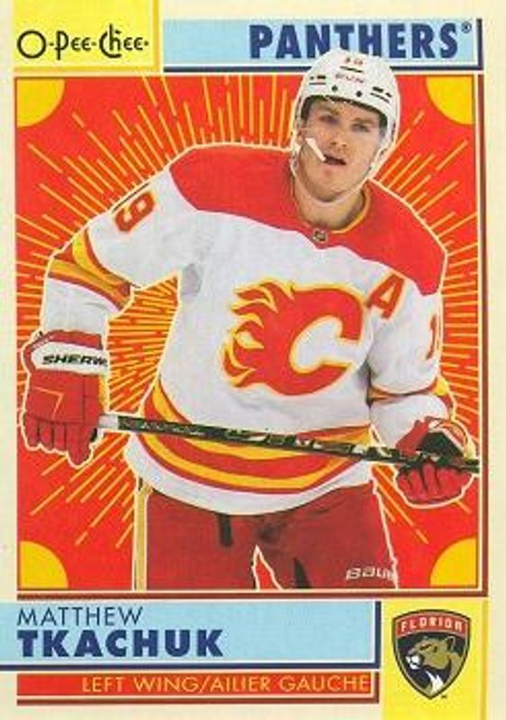 Matthew Tkachuk 2022 O-Pee-Chee #140 Retro RAW