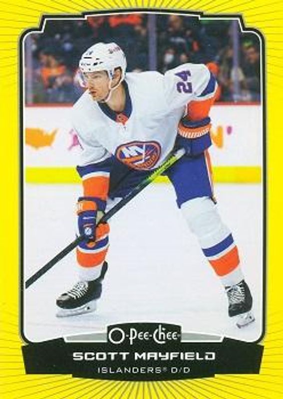 Scott Mayfield 2022 O-Pee-Chee #309 Yellow Border RAW