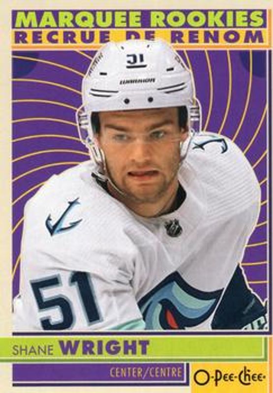 Shane Wright 2022 O-Pee-Chee #600 Retro Rookie RAW