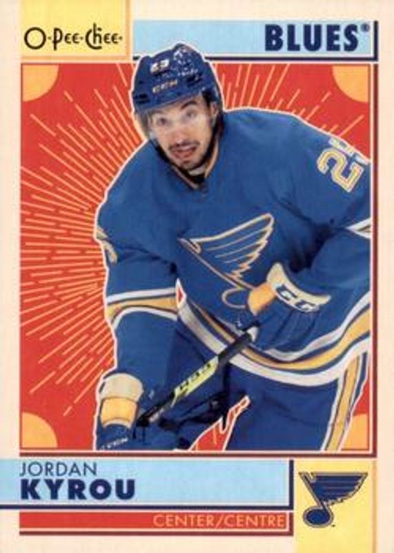 Jordan Kyrou 2022 O-Pee-Chee #12 Retro RAW