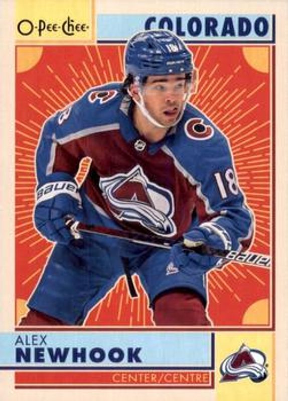 Alex Newhook 2022 O-Pee-Chee #95 Retro RAW