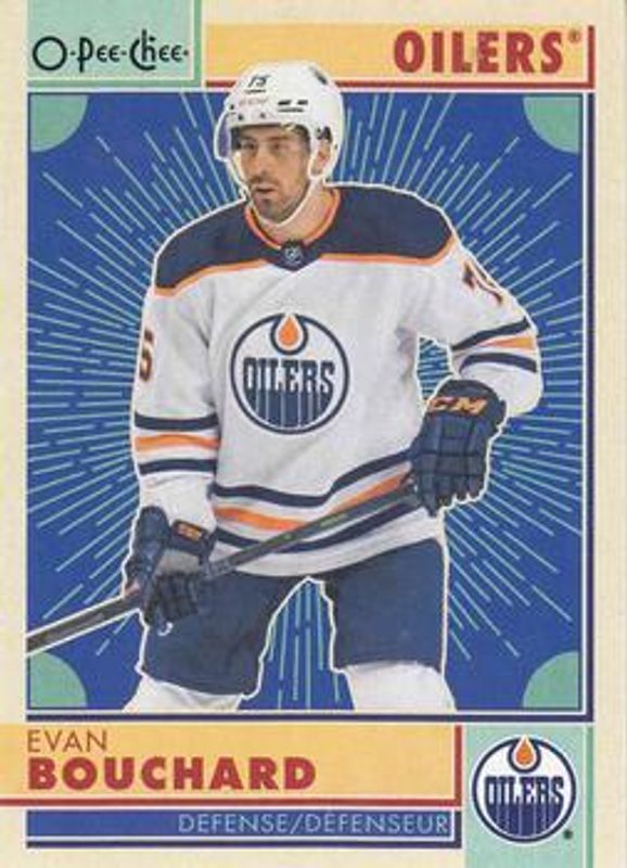 Evan Bouchard 2022 O-Pee-Chee #226 Retro RAW