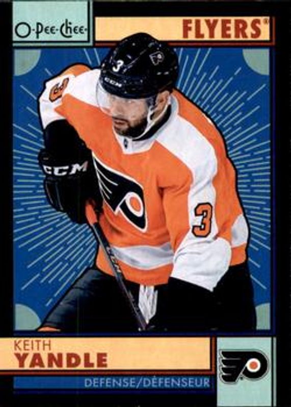 Keith Yandle 2022 O-Pee-Chee #332 Retro Black Border /100 RAW