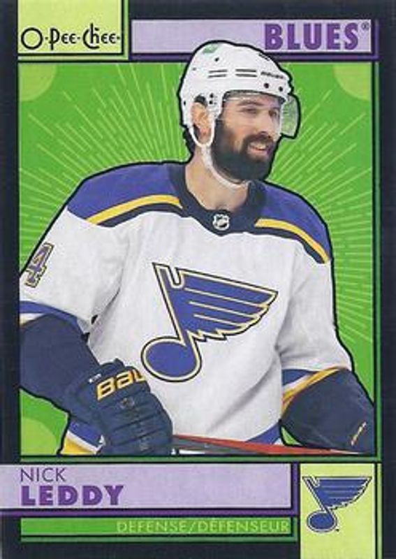 Nick Leddy 2022 O-Pee-Chee #459 Retro Black Border /100 RAW