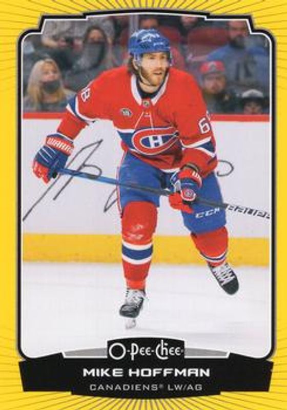Mike Hoffman 2022 O-Pee-Chee #60 Yellow Border RAW