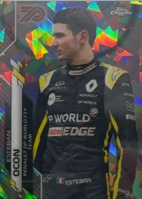 Esteban Ocon 2020 Topps Chrome Formula 1 #183 F1 Racers