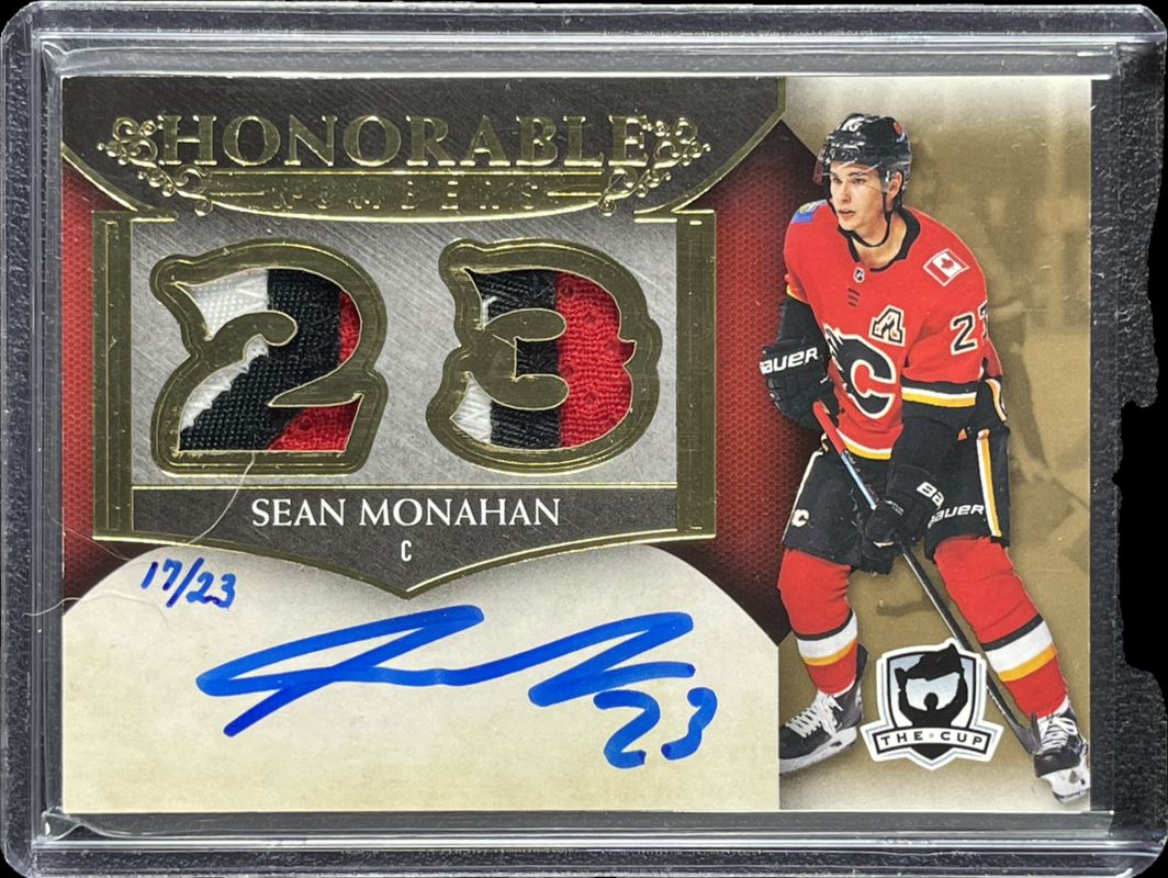 2018 Upper Deck The Cup #HN-SM Honorable Numbers Autographs Patch /27