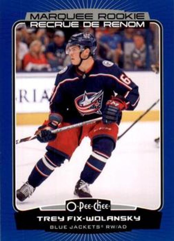 Trey Fix-Wolansky 2022 O-Pee-Chee #551 Blue Border Rookie RAW